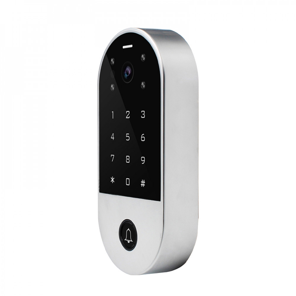 RFID Touch Keypad Video Camera Access Control Android and iOS Mobile Tuya APP 2.4G WiFi Door Video Intercom System